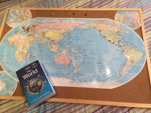 My World Map & Lonely Plant 'The World'  Travel Guide